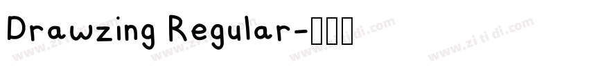 Drawzing Regular字体转换